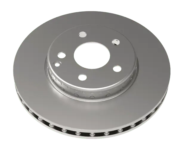 Disco ibrido composito certificato R90 DBA Street Series HC (HOE) che offre una riduzione del peso del 15% per veicoli europei di alta gamma Disco freno DBA Street Series HC Hybrid Composite con design leggero in due pezzi con superficie frenante in ghisa e campana in alluminio